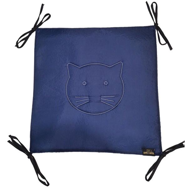 Imagem de Rede de Cadeira Suspensa Cama para Gatos London Black Azul