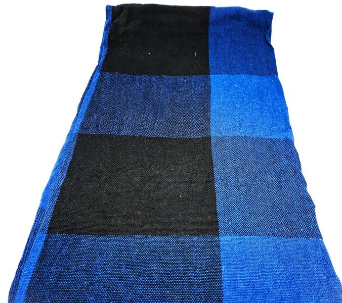 Imagem de Rede De Descanso Balanço Azul Royal Com Preto 1.40 x 3.60 M