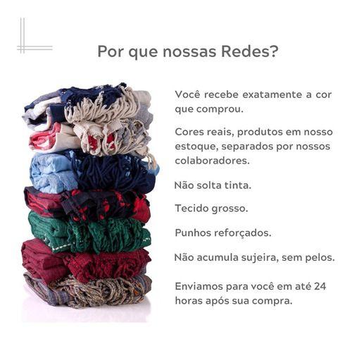 Rede De Descanso E Varanda Casal 100% Algodão Reforçada Tamanho Grande Sem Costura - CARAIBEIRAS TEXTIL Imagem de Rede De Descanso E Varanda Casal 100% Algodão Reforçada Tamanho Grande Sem Costura