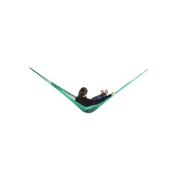 Imagem de Rede de Dormir Camping Nylon Impermeável Verde Bandeira