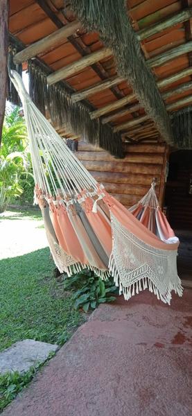 Rede de Dormir Casal com Varanda Porto da Barra - C 3,80 X L 1,65 - Tô Na Varanda Imagem de Rede de Dormir Casal com Varanda Porto da Barra - C 3,80 X L 1,65