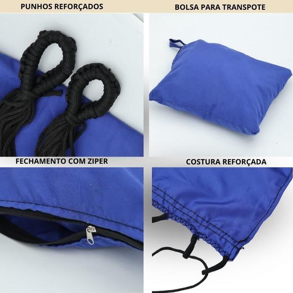 Imagem de Rede de Dormir Descanso Nylon Portatil Camping Acampar Trilha Cores Diversas