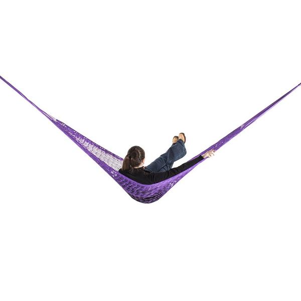 Imagem de Rede de Dormir e descanso Camping Nylon Impermeável Lilas