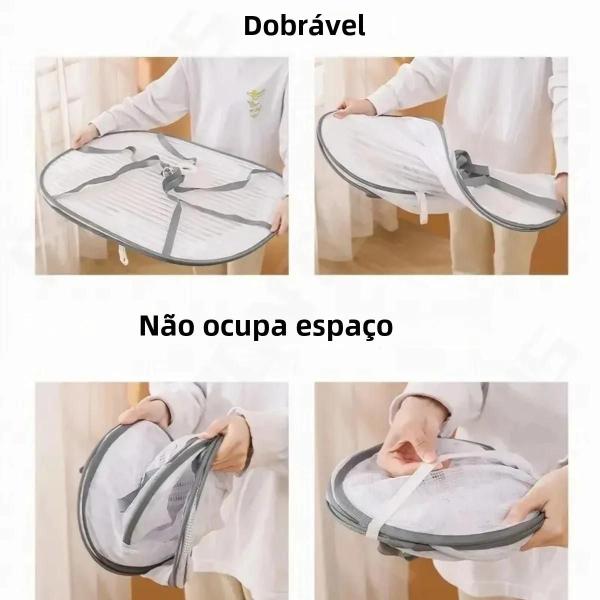 Imagem de Rede de Secagem de Ervas Anti-Mosquito Dobrável - Suporte para Secagem de Flores, Plantas e Botões