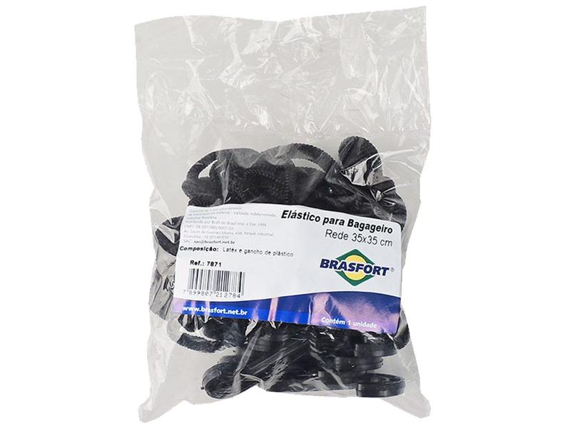 Rede Elástica Tipo Aranha Para Mala Capacete Bagageiro Com Ganchos Plásticos 35x35 Brasfort Imagem de Rede Elástica Tipo Aranha Para Mala Capacete Bagageiro Com Ganchos Plásticos 35x35 Brasfort