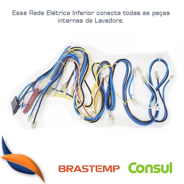 Imagem de Rede Elétrica Inferior Secadora Brastemp Bsx Bsi 326055175