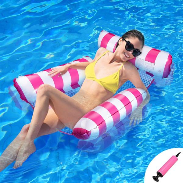 Imagem de Rede inflável Pool Float para adultos Gotof Rose