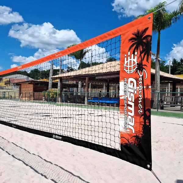 Imagem de Rede Multisport Orange Sunset - 9,5m x 1m - Preto/Laranja