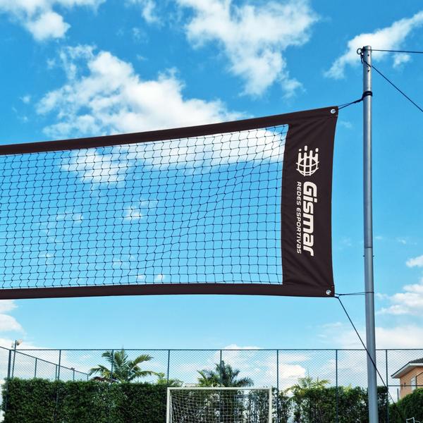 Rede Multisport Pro Beach Tennis 9,50m x 1,00m - Gismar Redes Imagem de Rede Multisport Pro Beach Tennis 9,50m x 1,00m
