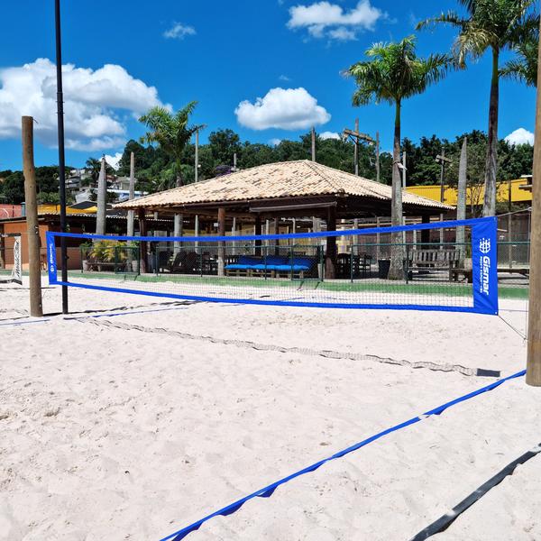 Imagem de Rede Multisport Pro Beach Tennis, Futevôlei, Vôlei de Praia Azul