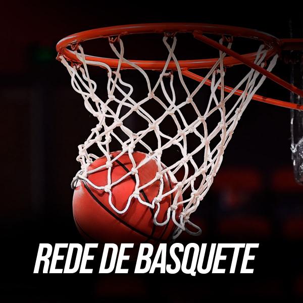 Imagem de Rede Oficial De Basquete Para Cesta Profissional 4mm - Par