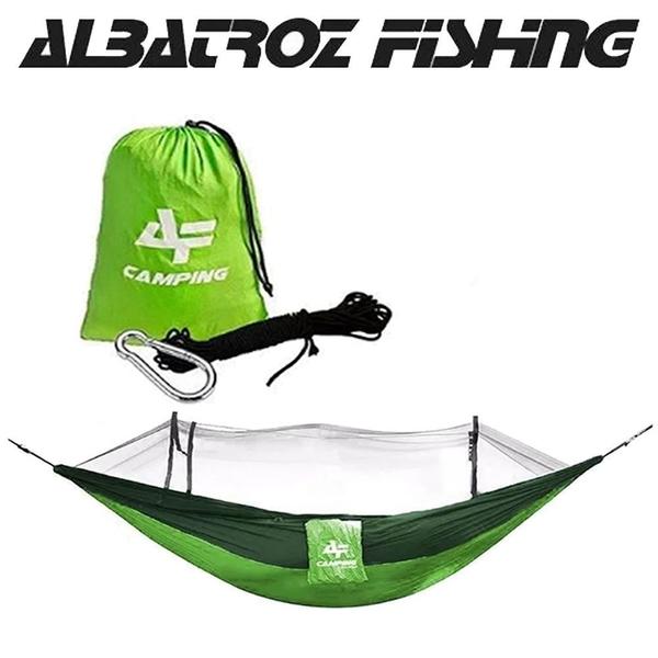 Imagem de Rede p/ Camping Pesca e Lazer Com Mosquiteiro e Bolsa DC-W02