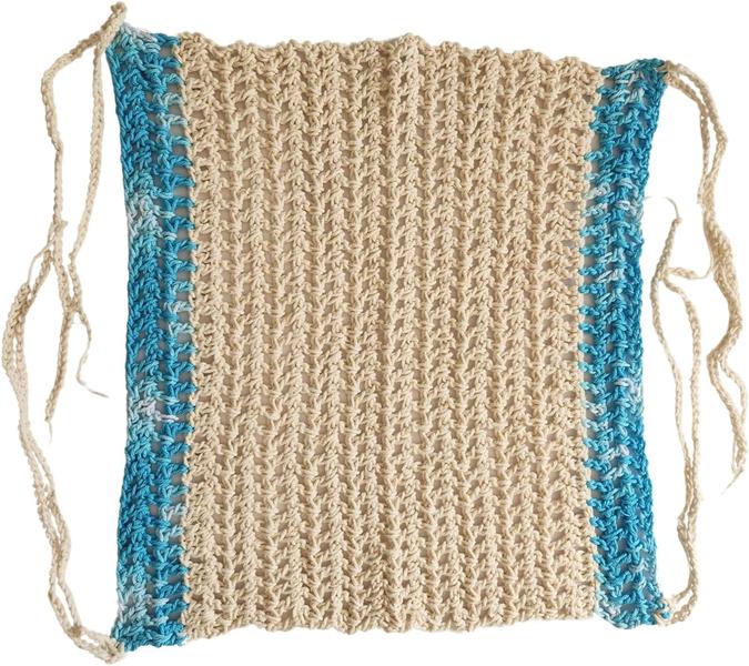 Rede para Gatos em crochê 30 x 30cm em malha com cores variadas - Ronronaria Imagem de Rede para Gatos em crochê 30 x 30cm em malha com cores variadas