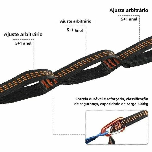 Imagem de Redes para Rede de Algodão - 5 Anéis, 2 Peças