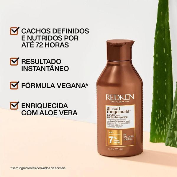 Imagem de Redken All Soft Mega Curls Condicionador 300Ml