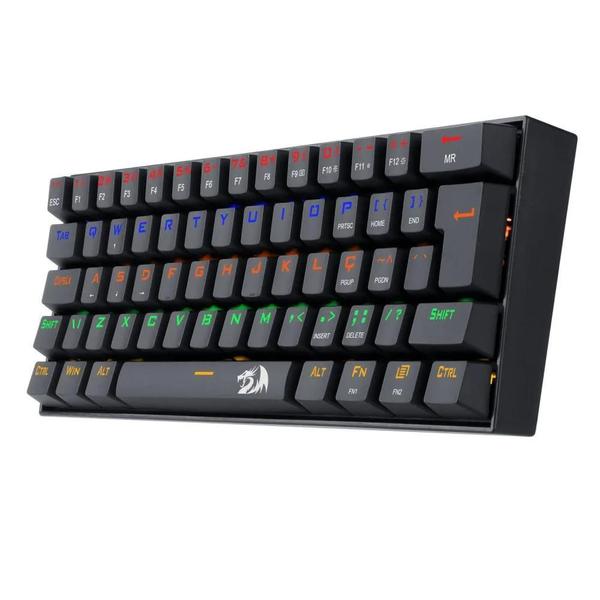 Imagem de Redragon Teclado Mecanico Lakshmi Preto Rainbow Switch