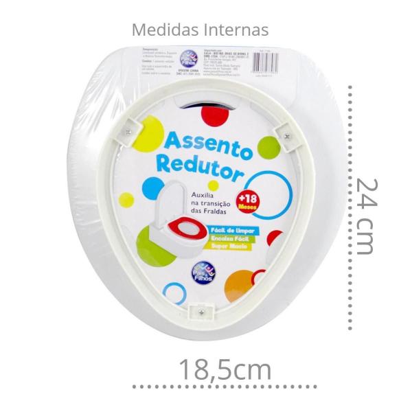 Imagem de Redutor Assento Macio Vaso Sanitario Infantil Bebe Com Alça