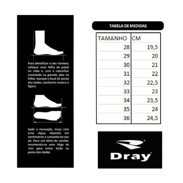 Imagem de Ref 202 - chuteira futsal dray layt infantil