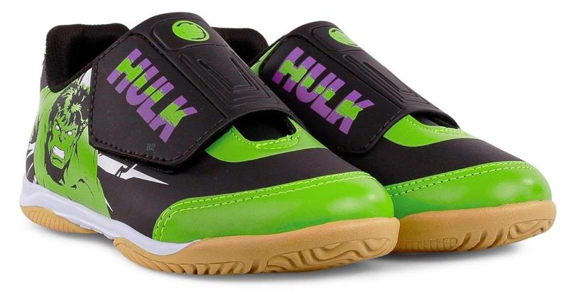 Imagem de Ref 4116 - chuteira futsal dray infantil marvel hulk 