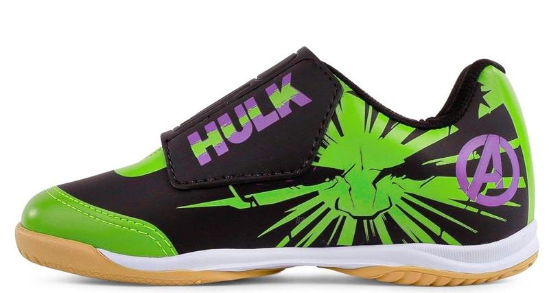 Imagem de Ref 4116 - chuteira futsal dray infantil marvel hulk 