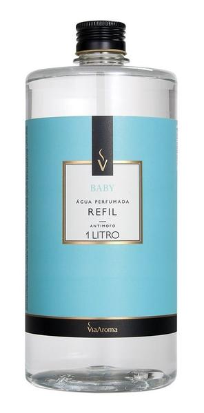 Imagem de Refil 1litro Agua Perfumada Via Aroma Tecidos Roupas Lençóis Ambiente Escolha O Aroma