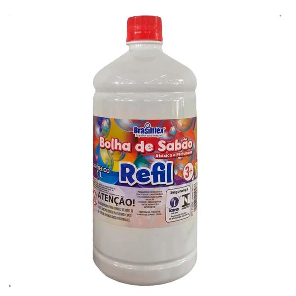 Imagem de Refil Bolha de Sabão Bubble 1 Litro Pais e Filhos 810001