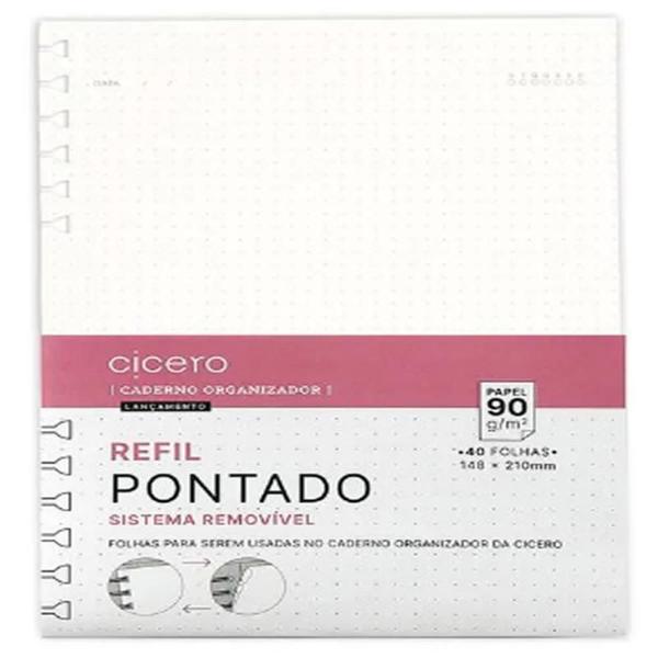 Imagem de Refil Caderno Organizador 40 Fls Offset 90G Pontado A5