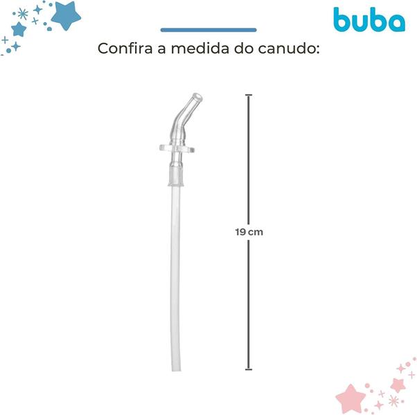 Imagem de Refil Canudo Buba Repositor Para Garrafa Térmica Thermos Silicone