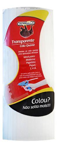 Refil Cola Quente Grossa Transparente Rendicolla 1kg 11,2 mm Imagem de Refil Cola Quente Grossa Transparente Rendicolla 1kg 11,2 mm