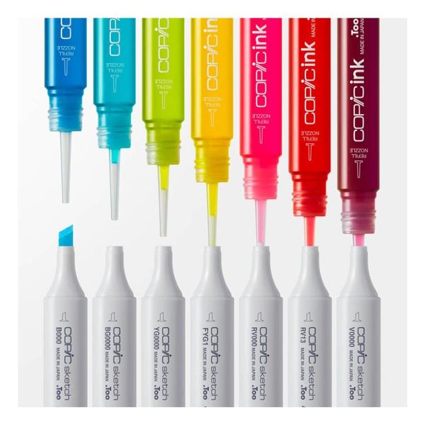 Imagem de Refil Copic Ink Para Sketch Ciao Classic Ou Wide Cores C 1Un