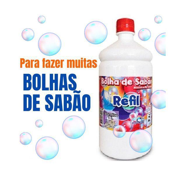 Imagem de Refil De Bolha Bubble De Sabão 1 Litro - Pais e Filhos