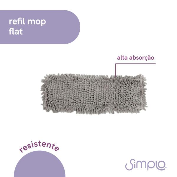 Imagem de refil de chenille para mop flat - Simplo