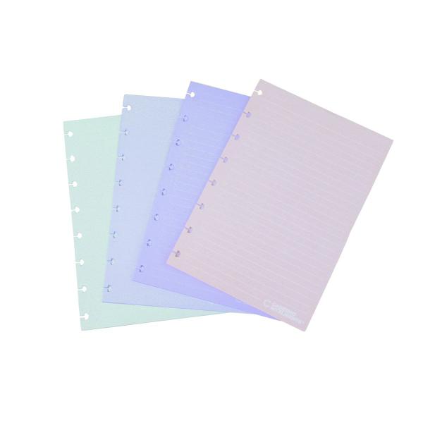 Imagem de Refil de Folhas Caderno Inteligente Candy Colors A5 Pautas Brancas