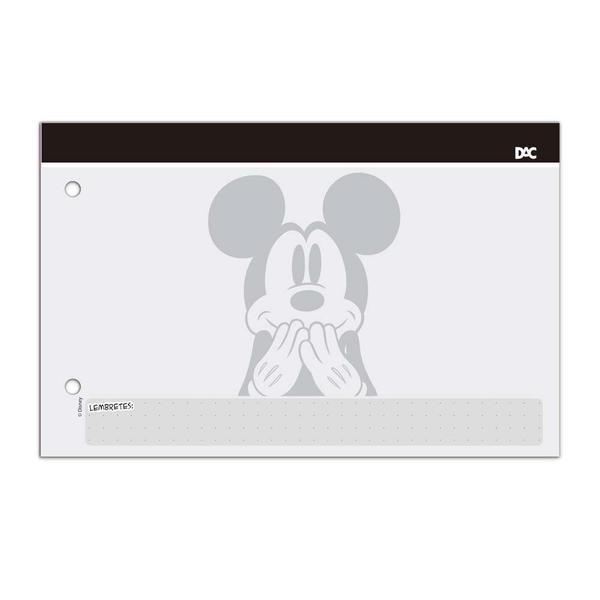 Imagem de Refil de folhas par mini ficheiro Horizontal Disney Mickey