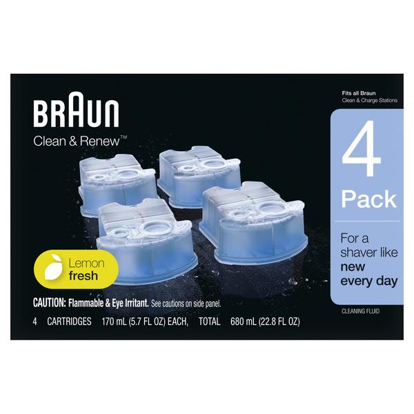 Imagem de Refil de Recarga Braun Clean & Renew CCR 680ml - 4 unid