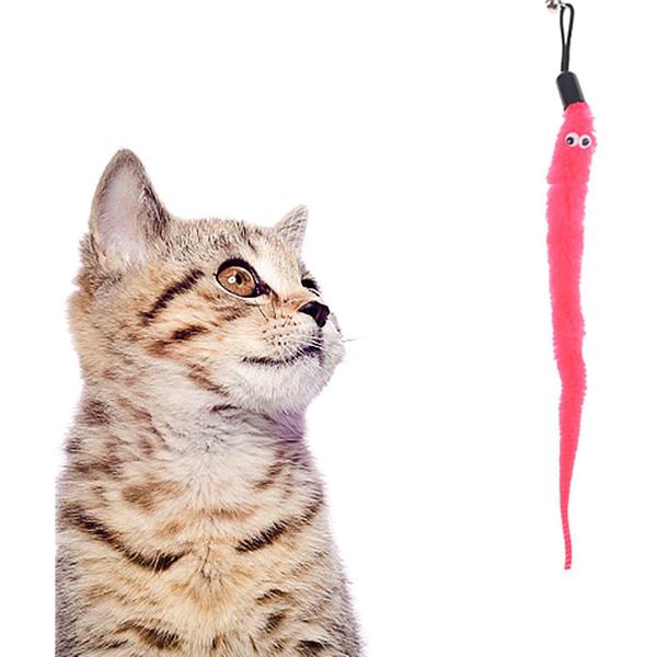 Imagem de Refil de reposição Cat Worm Toys Wokex, 24 peças, para cães e gatos de estimação