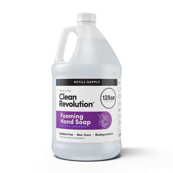 Imagem de Refil de sabonete espumante para mãos Clean Revolution 3,8 L de lavanda natural