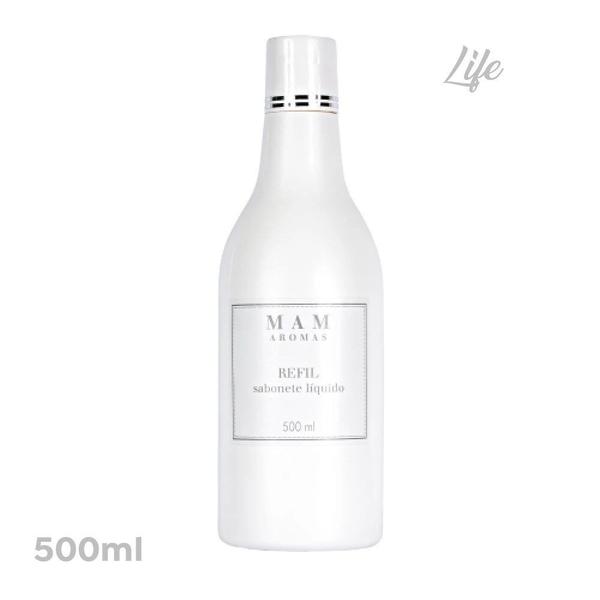 Refil de Sabonete Líquido Life MAM Aromas 500ml Imagem de Refil de Sabonete Líquido Life MAM Aromas 500ml
