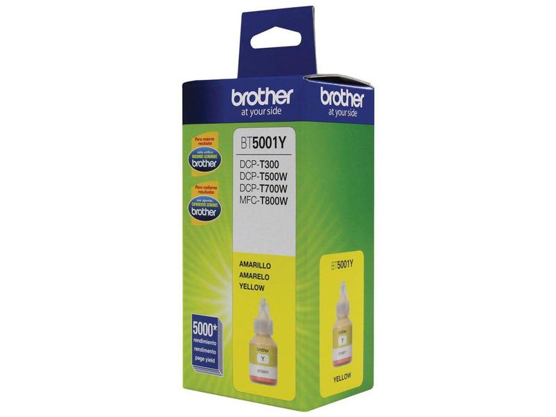 Refil de tinta Brother BT5001Y - Amarelo Imagem de Refil de tinta Brother BT5001Y - Amarelo