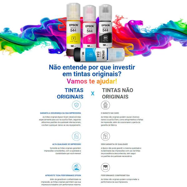 Imagem de Refil de Tinta Epson T544 Colors Original