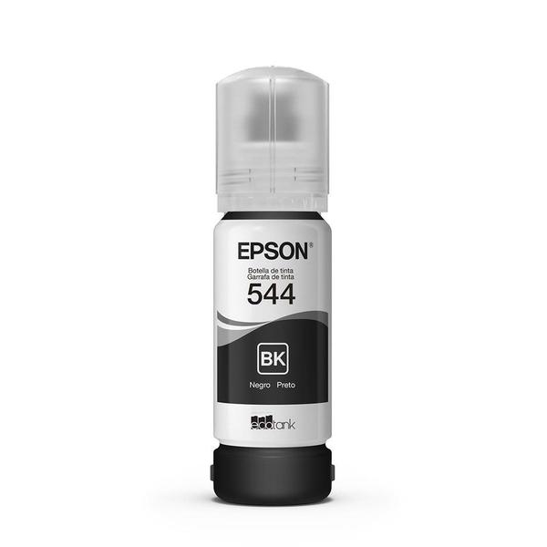 Imagem de Refil De Tinta Epson T544122-BR Preto  Para Impressoras L3110L3210L3150L3250L5190L5290