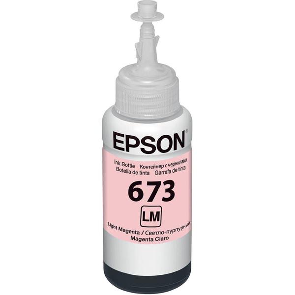 Imagem de Refil de tinta epson t673620 magenta claro 70 ml l800 l805 l810 l850 l1800  