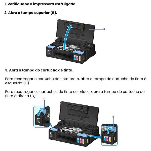 Refil de tinta GI190 Ciano compatível canon - Bulk Ink do Brasil Imagem de Refil de tinta GI190 Ciano compatível canon