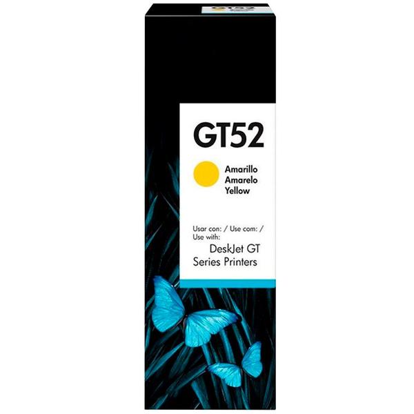 Imagem de Refil de Tinta GT52 Amarelo 70ml para impressora Deskjet Ink Tank 310 series