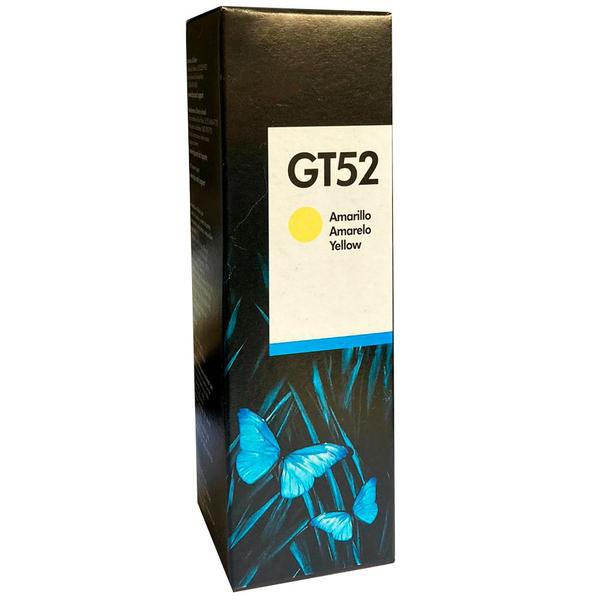 Imagem de Refil de Tinta GT52 Amarelo 70ml para impressora Deskjet Smart Tank 350 series