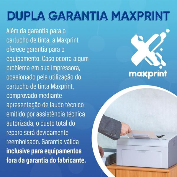 Refil de tinta Maxprint 664P Imagem de Refil de tinta Maxprint 664P