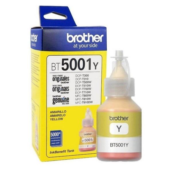 Imagem de Refil De Tinta Original Amarelo 5001 Para Brother T4500 4000 300 310 500 510 700 710 800 810 910