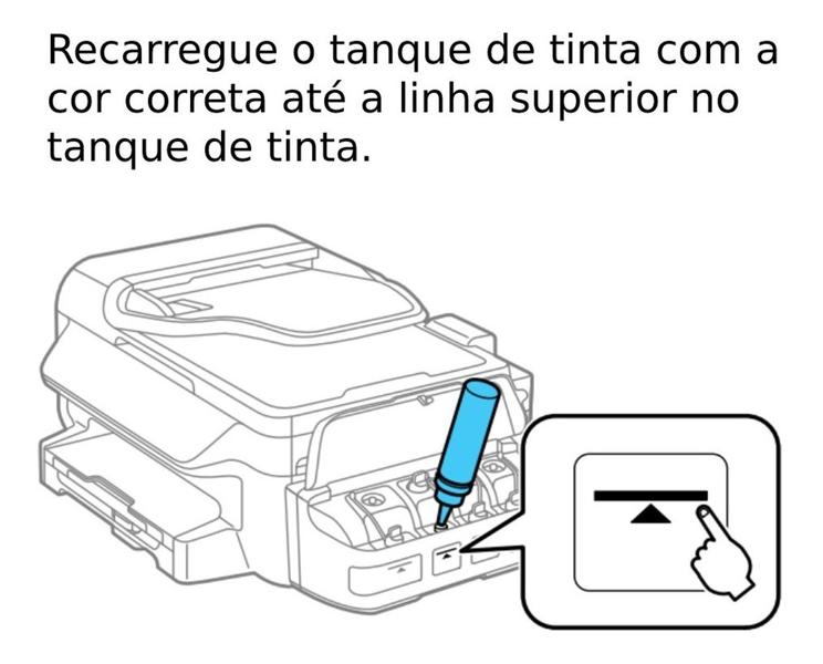 Imagem de Refil de tinta preto compatível para deskjet L200