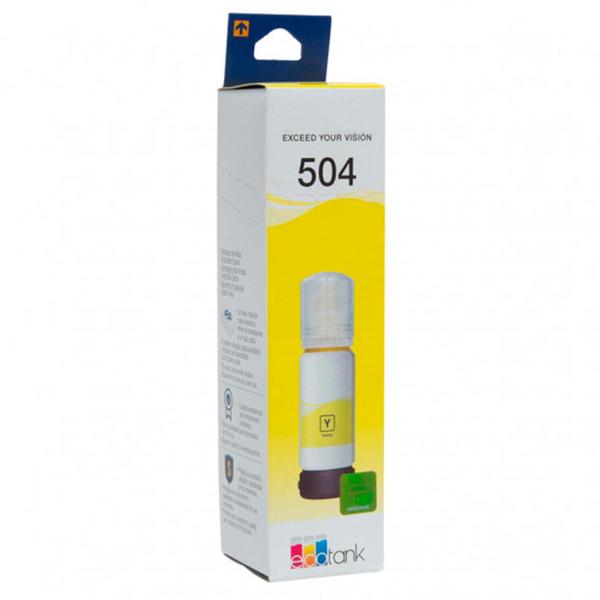 Imagem de Refil De Tinta T504 Amarelo Original L4150 L4160 L6161 L6171