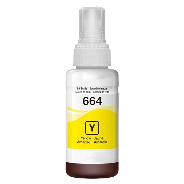 Imagem de Refil de Tinta T664 Original Amarelo para L365 L375 L395 L220 L210